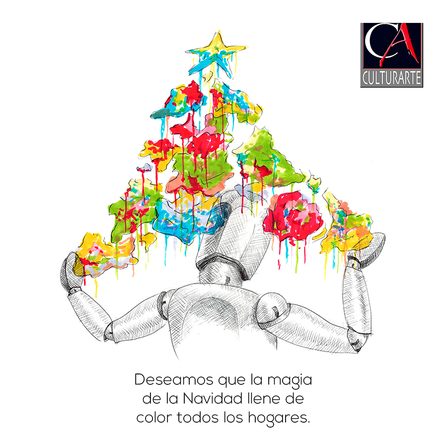 La asociación Culturarte les desea una Feliz Navidad y un próspero año 2022